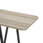 Manhattan Comfort - Console moderne Celine 47,24 po - Gris rustique-Dessus de table en bois manufacturé de haute qualité avec placage