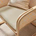Modway - Ellis Rotin naturel Fauteuil d’accent - Naturel-Capsules de pied non marquées