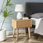 Modway - Render Table d’appoint, Chêne-Table d’accent pour l’entrée