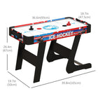 Soozier - Table De Air Hockey 40 Po Avec 2 Palets- 2 Poussoirs - Table D’Arcade Pliante-Livré avec 2 palets de air hockey et 2 poussoirs 
