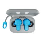 Skullcandy - Écouteurs boutons 100 % sans fil à isolation sonore Dime 2 - Gris/Bleu-Conception isolante du bruit