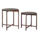 Zuo - Gema Table basse - Bronze - Ensemble de 2-Couleur: Bronze