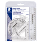 Staedtler® – Ensemble de mathématiques de 4 pièces-Instruments de mathématiques