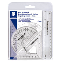 Staedtler® – Ensemble de mathématiques de 4 pièces-Instruments de mathématiques