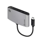 ALOGIC - Station d'accueil portable ThunderBolt 3 double HDMI avec 4K - Gris sidéral-Câble compatible Thunderbolt 3.0 : la station d'accueil se connecte à votre ordinateur portable compatible Thunderbolt 3.0 à l'aide d'un seul câble Thunderbolt pour connecter deux moniteurs avec prise en charge de résolution jusqu'à 4K à 60 Hz, Gigabit Ethernet et ports USB-A 3.1 et 2.0, tous en même temps
