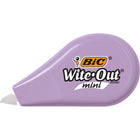 BIC - Wite-out Mini Ruban correcteur pastel - Paquet de 3-Ruban résistant aux déchirures : Le ruban résistant aux déchirures ne se déchirera pas et ne se cassera pas, vous pouvez donc corriger et écrire dessus instantanément