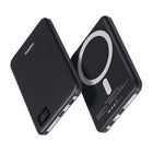 Kopplen - Batterie externe magnétique mince 15 W avec affichage numérique-Son design mince et léger permet de la glisser facilement dans une poche, un sac ou un sac à dos—idéal pour les voyages, les déplacements quotidiens ou l’usage de tous les jours. Que vous vous rendiez au travail, au gym ou en escapade de fin de semaine, cette batterie externe est conçue pour vous garder connecté