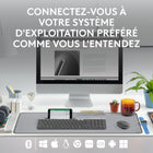 Logitech - K585 Clavier fin sans fil multi-appareils - Graphite-Les touches ultra-fines offrent une expérience de saisie confortable de type ordinateur portable ultra-discrète. Pavé numérique et 12 touches FN disponibles pour un accès facile et une utilisation de raccourcis multimédia.