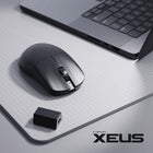 Cybeart - Xeus Souris de jeu sans fil tri-mode ultra-légère - Noir-Switches optiques TTC certifiés 100 millions de clics, pour des performances nettes, rapides et fiables. Batterie 300 mAh offrant jusqu’à 34 h à 1000 Hz ou 12 h à 8000 Hz, pour un jeu ininterrompu