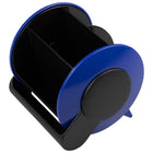 JAM Paper - Ensemble de fournitures de bureau  - 5 x 5 x 5 - rond - bleu-Taille : 5 x 5 x 5 | Organiseur rond