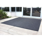 Edgewood Tapis Tundra grattoir extérieur robuste - 6' 10" x 8' - charbon avec bordures noires-26.24 livres