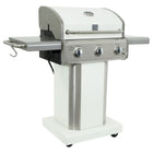 Kenmore - Barbecue au gaz sur piédestal à 3 brûleurs - Nacré-Boîtier de combustion de 24 po x 17 po revêtu de porcelaine.
