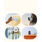 eufy Security - Cam C35, caméra de sécurité sans fil, pour l'extérieur et l'intérieur, Blanc-Sécurité locale, sans frais mensuels : Conservez vos enregistrements localement* en toute sécurité sur une carte microSD (jusqu'à 256 Go), sans abonnement mensuel au nuage. Remarque : carte microSD non incluse