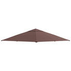 Outsunny - toit de rechange pour gazebo carré 10 pi L x 10 pi l, couverture supérieure résistante aux UV, orange-Tissu en polyester extra résistant, durable et résistant aux intempéries avec revêtement PA  