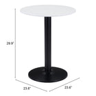 Zuo - Alto Table bistrot - Blanc/Noir-6