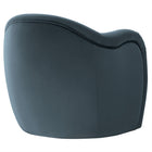Modway - Compose Performance Velvet Chaise d’accent - Cadet Blue-Glissières de plancher sans marquage