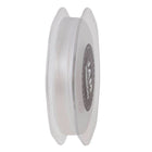 JAM Paper - Ruban de satin double face - 3/8" de large x 25 m - Blanc-C'est le ruban parfait pour ajouter une touche colourée aux emballages cadeaux, aux projets de bricolage, aux arts et à l'artisanat et bien plus encore !