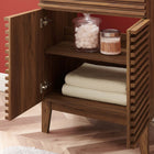 Modway - Render 24" Vanette de salle de bain - Noir noyer-Portes doubles à fermeture douce