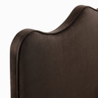 Modway - Athena Velours de performance résistant aux taches Tête de lit King Size, Marron chocolat-7