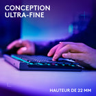 Logitech - Clavier gaming sans fil G515 LIGHTSPEED TKL profilé - Noir-Personnalisation poussée: Avec KEYCONTROL, les joueurs peuvent programmer jusqu'à 15 fonctions par touche pour personnaliser l’expérience de jeu et créer un centre de contrôle personnalisé