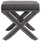 Modway - Rivet Banc - Gris-Rembourrage en mousse dense
