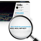 HP - Cartouche de toner noir haut rendement LaserJet d'origine 508X (CF360X)-La fiabilité inégalée des cartouches HP d'origine signifie une commodité constante pour des résultats professionnels. Rendement (approx.) : 12 500 pages
