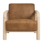 Modway - Sereno Cuir végane Chaise d’accent - Chêne du canyon-7