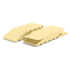 Staples - Feuillets recyclés, 3 po x 3 po, jaune, paquet de 12-Les notes jaunes de 3 "x 3" ont juste la bonne taille pour laisser des rappels sur l'écran de votre ordinateur