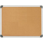 Quartet - Tableau d'affichage avec cadre Euro, 24 po x 36 po-Cadre en aluminium anodisé robuste pour une durabilité et une apparence professionnelle