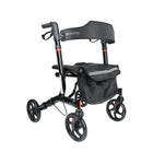 BIOS Living - Ambulateur Onyx 19 po -Le cadre à repliage croisé permet un pliage latéral et il peut se tenir debout indépendamment en position pliée