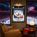 Frameworth - Cadre photoglass de Jordan Staal 16x20 des Carolina Hurricanes champions Coupe Stanley 2026 - 18 po l x 22 po H-6