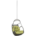 Modway - Arbor Terrasse extérieure Chaise à balançoire sans support - Péridot-Chaîne suspendue en acier ajustable de 78,5"