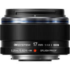 OM SYSTEM - Objectif M.Zuiko Digital 17mm f/1.8 II-Étanche Certifié IPX1. Étanche aux éclaboussures, à la poussière, au gel