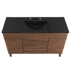 Modway - Render 48" Vanité de salle de bain à un seul lavabo - Noir noyer-8