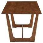 Modway - Solara Rectangle de 71 po Bois Table à manger, Noyer-Assemblée requise