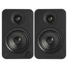Kanto – Haut-parleurs étagères amplifiés YU4 avec Bluetooth et pré-ampli phono, noir mat-Connectez facilement à toute platine rétro ou moderne, au moyen du préampli phono intégré