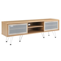 Modway - Nomad 59 po Meuble TV, Chêne-Meuble TV moderne industriel