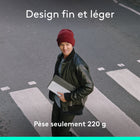Logitech - Keys-To-Go 2, clavier Bluetooth portable pour tablette avec coque intégrée - Blanc-Protégé: la protection intégrée protège le clavier compact de tout dommage pour assurer votre productivité toute la journée