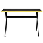 Modway - Expound Bureau - Noir-Dessus bicolore noir et jaune