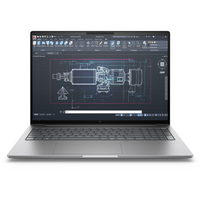 HP ZBook 8 G1i 16" Portable - Intel Ultra 7 255H - Nvidia Quadro RTX 500 Ada - 32 Go de RAM - 1 To SSD - Windows 11 Pro - Argent-Affichage : 16" WUXGA IPS (1920 x 1200)