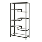 Hudson&Canal - Bibliothèque Johann 68"H - Bronze noirci-Nettoyer avec un chiffon doux et sec, sans produits chimiques agressifs ni produits de nettoyage abrasifs