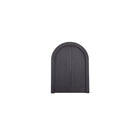 Manhattan Comfort - Table d’appoint chic industrielle Versailles 11,81 po - Noir et canne naturelle - Ensemble de 2-15,94 po L x 11,81 po l x 24,41 po H