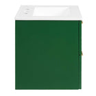 Modway - Daybreak 24" Vanette de salle de bain - Vert Blanc-6