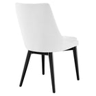Modway - Viscount Tissu Fauteuil d’appoint de salle à manger Ensemble de 2 - Blanc-8