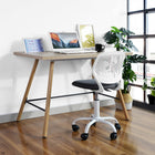 Chaise de Bureau pour Adolescent Homy Casa – Gris/Blanc-Capacité de poids : 250 livres