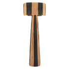 Zuo - Lampe sur pied Gala - Noir/Naturel-Ampoule de forme A19, culot E26 x 1 (non incluse)