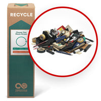 TerraCycle - Boîte Zéro Déchet pour fournitures de bureau, moyenne-Utilisez cette boîte pour recycler les fournitures de bureau tels que la papeterie