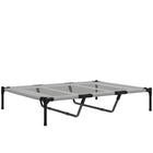 PawHut - Lit pour chien surélevé taille XL - 48 po L x 36 po l x 9 po H - gris clair-Lit pour chien pour une utilisation intérieure et extérieure 