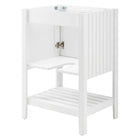 Modway - Prestige Armoire de toilette de salle de bain (lavabo non inclus) - Blanc-8