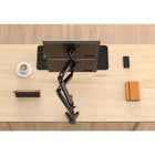 SHOPPINGALL Bras de moniteur extra-long à double vérin à gaz, empilé verticalement, pour écrans 15"-32"  - SA-GA24L-Noir-10